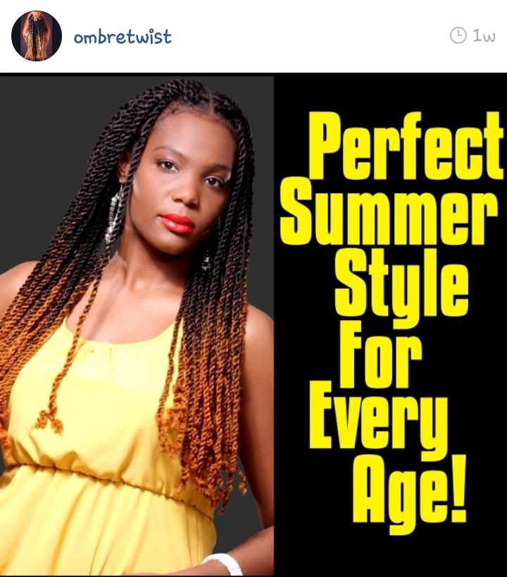 Style Of The Week Ombre Kinky Twists On Natural Hair