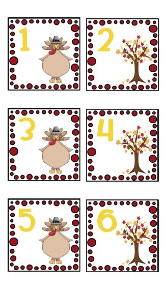 Free November Calendar Cards | creating & teaching