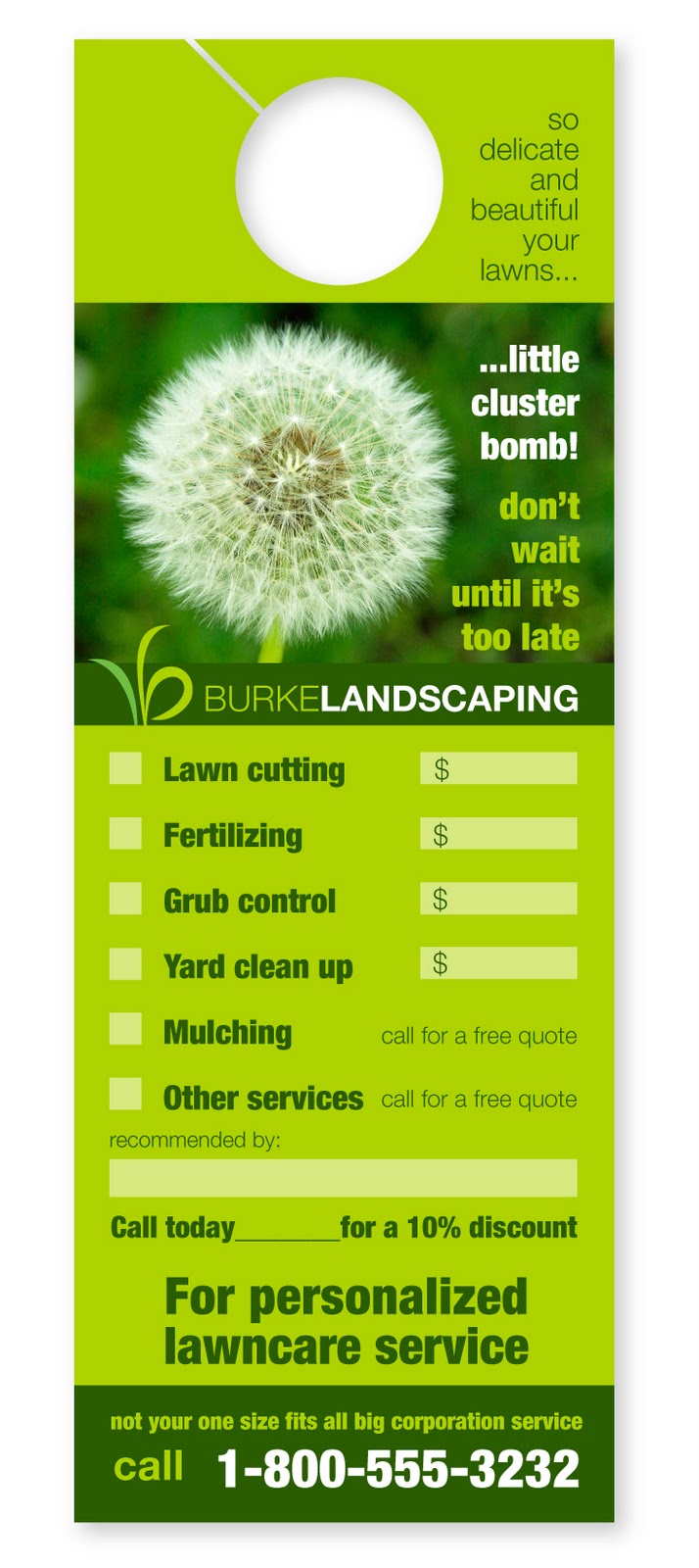 landscape door hangers wellspring landscape services landscaping