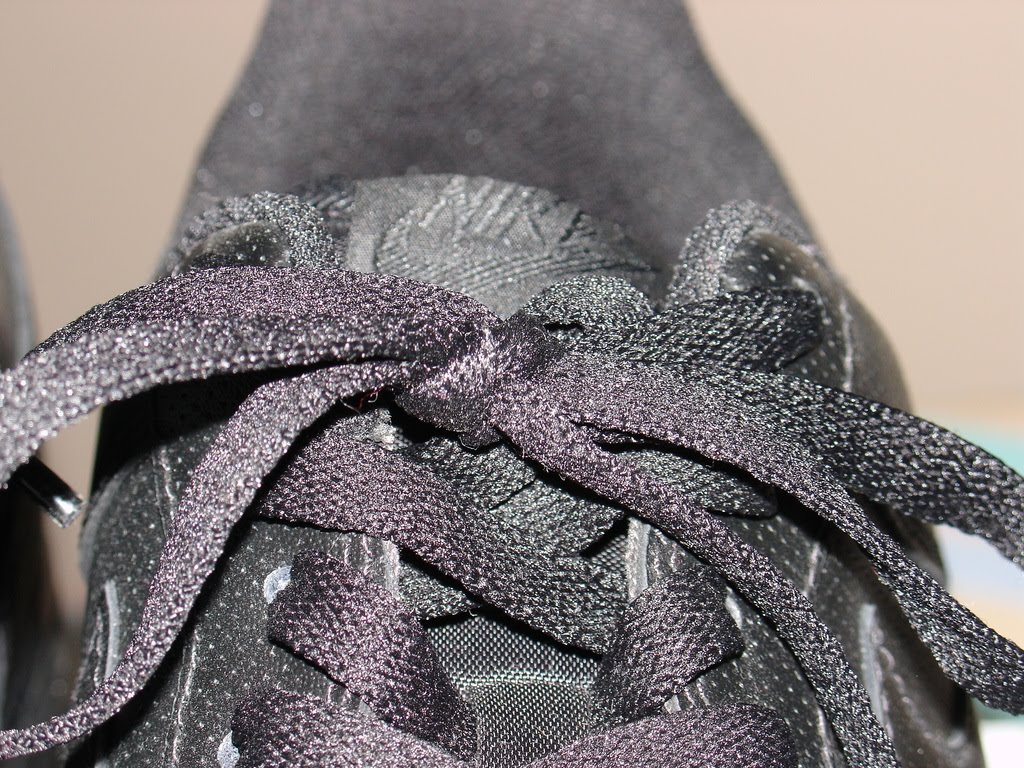 ric on the go: Perforated Black Leather AF1s