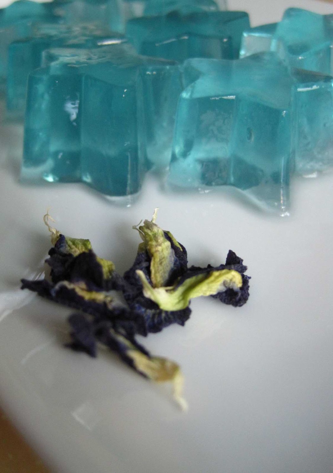 Blessed Homemaker Blue Pea Flower Konnyaku Jelly