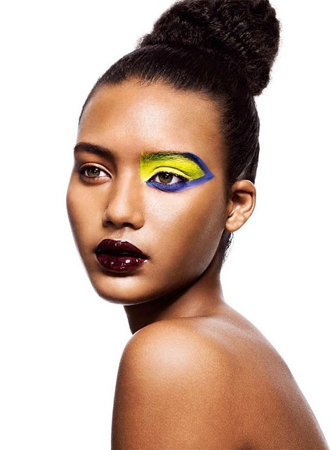 Creative Influences Yellow Eyeshadow Or The Face As Canvas