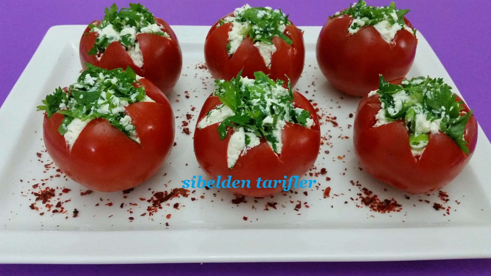 Peynirli Domates Dolması Peynirli Domates Dolması