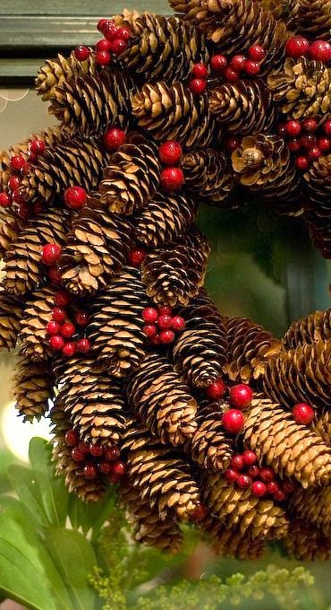 Deco noel pomme de pin