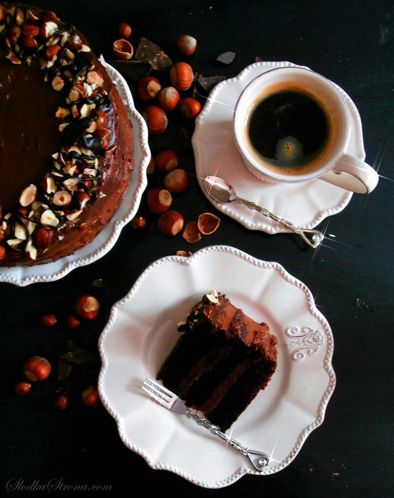 Tort Nutella - Przepis - Słodka Strona