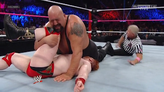 Big Show Pins Sheamus to win the WWE heavyweight championship in Hell in a cell
