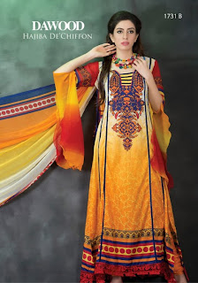 Dawood Hajiba De'Chiffon Women's Summer Collection 2013