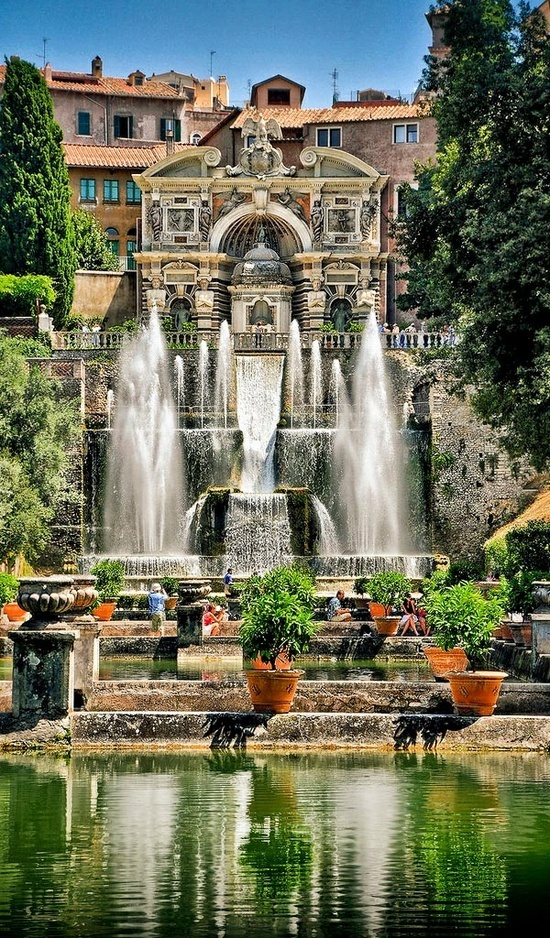 Villa dEste, Tivoli, Italy - Top Gardens