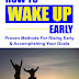 How To Wake Up Early - Free Kindle Non-Fiction