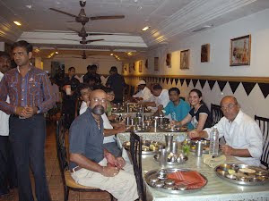 Exotic local Gujarati Thali at "Bhabha  Hotel" in Rajkot.