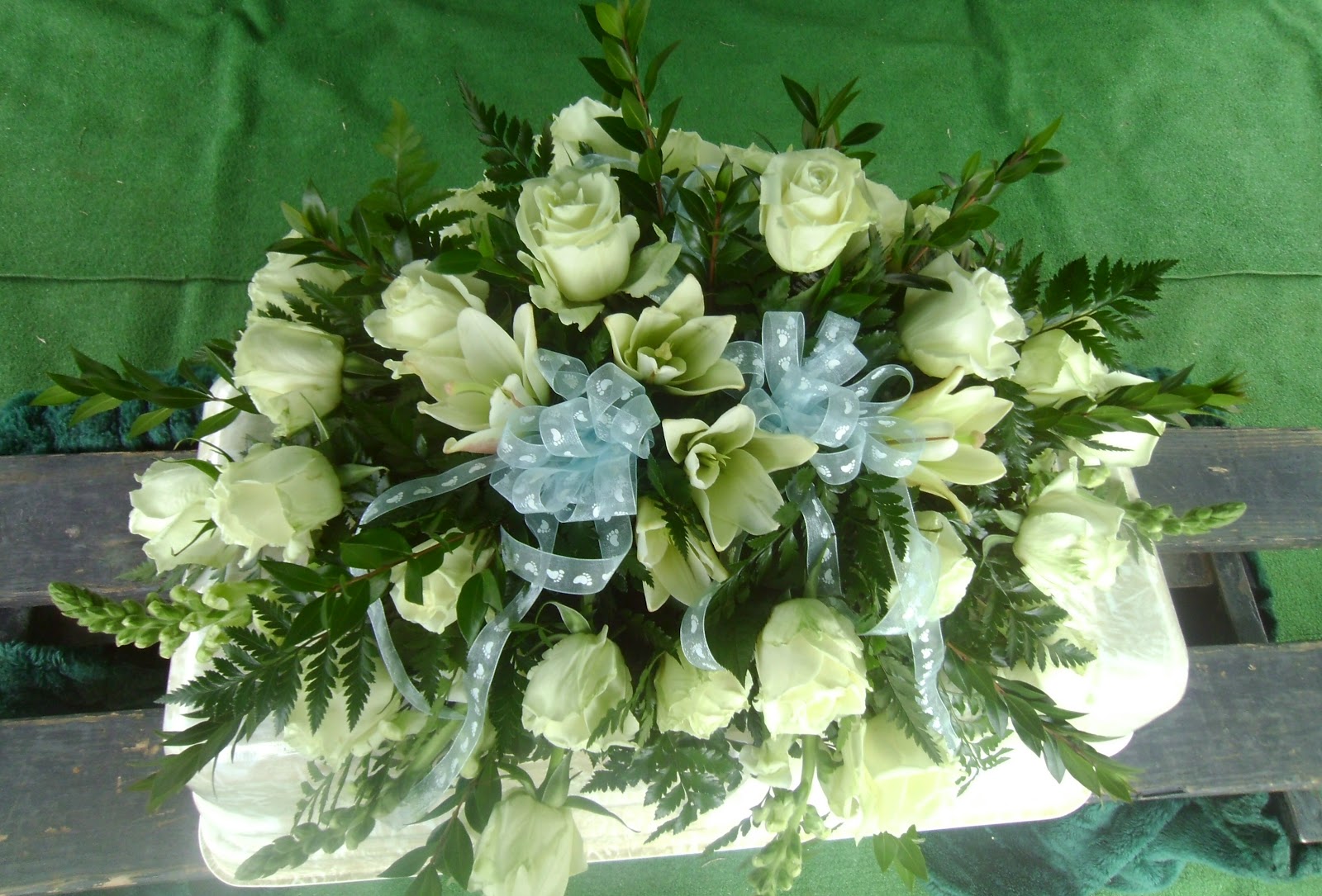 Stillborn Still Loved Flowers for his funeral