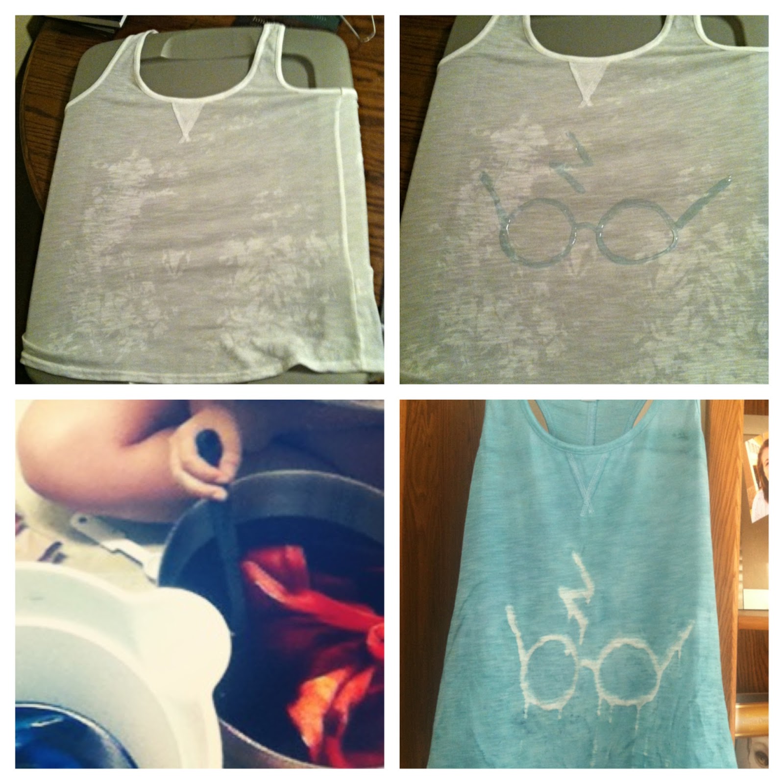 Taste and See DIY Elmer's Glue Dye Shirts