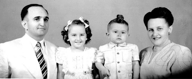 A Família do Gov. Janary Nunes, esposa Iracem e filhos Iracema (Ceminha) e Janary (Janaryzinho)