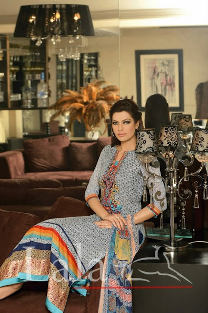 Sana & Samia Sensuous Summer Collection 2013 By Lala Textiles