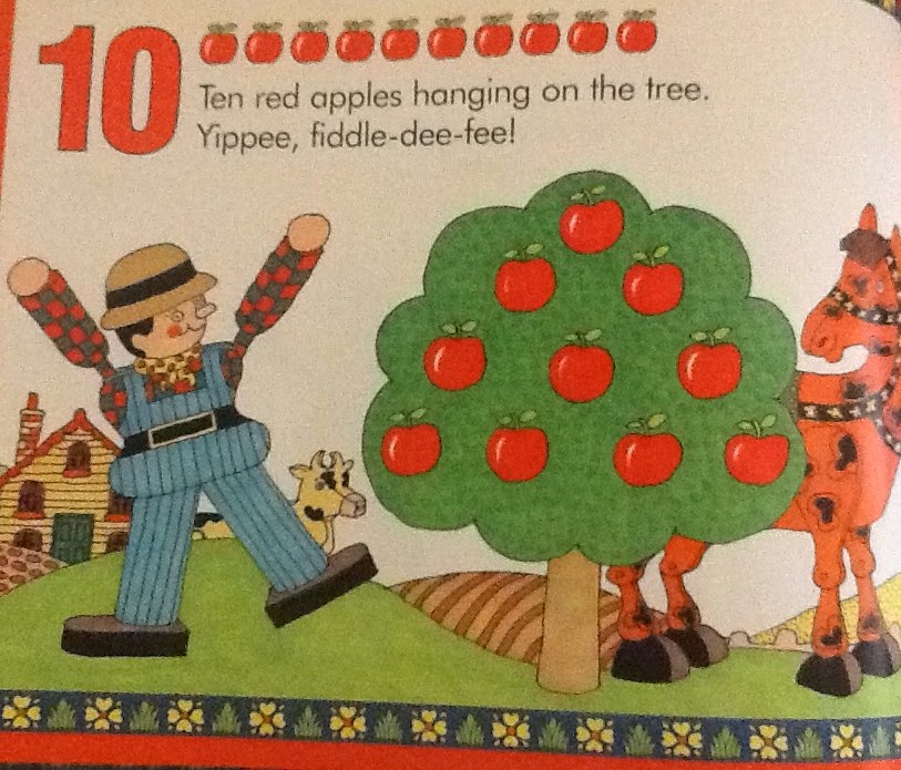 Christina's Kinder Blossoms Ten Red Apples by Pat Hutchins (K.CC.B.4)