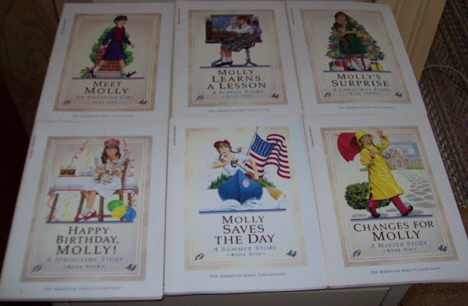 Set of 6 American girl Molly books