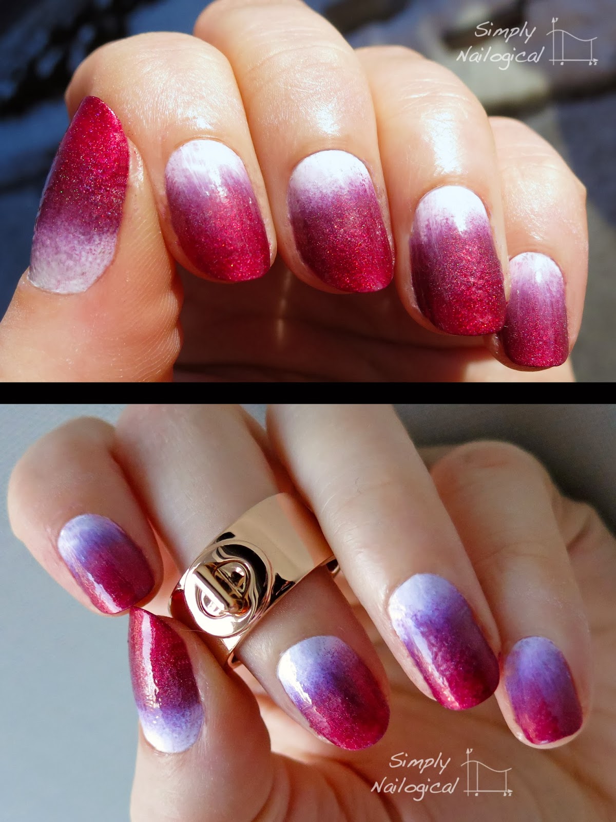 Simply Nailogical: Valentine's gradient and unexpected present