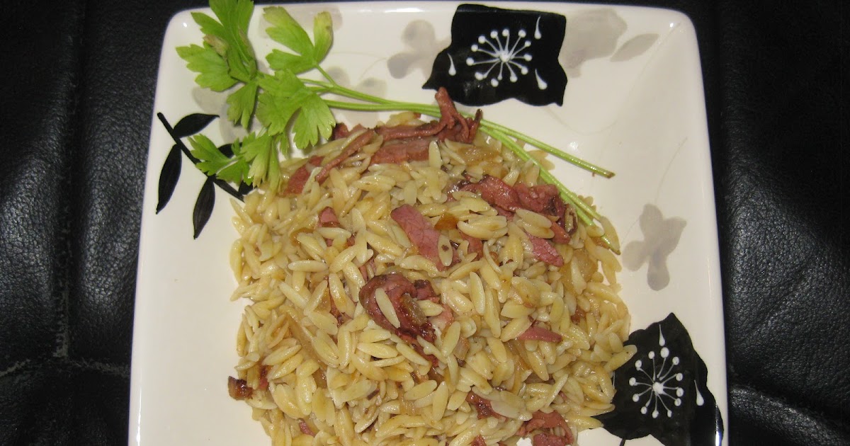 Couponing To Cooking Dinner Tonight Pastrami Orzo