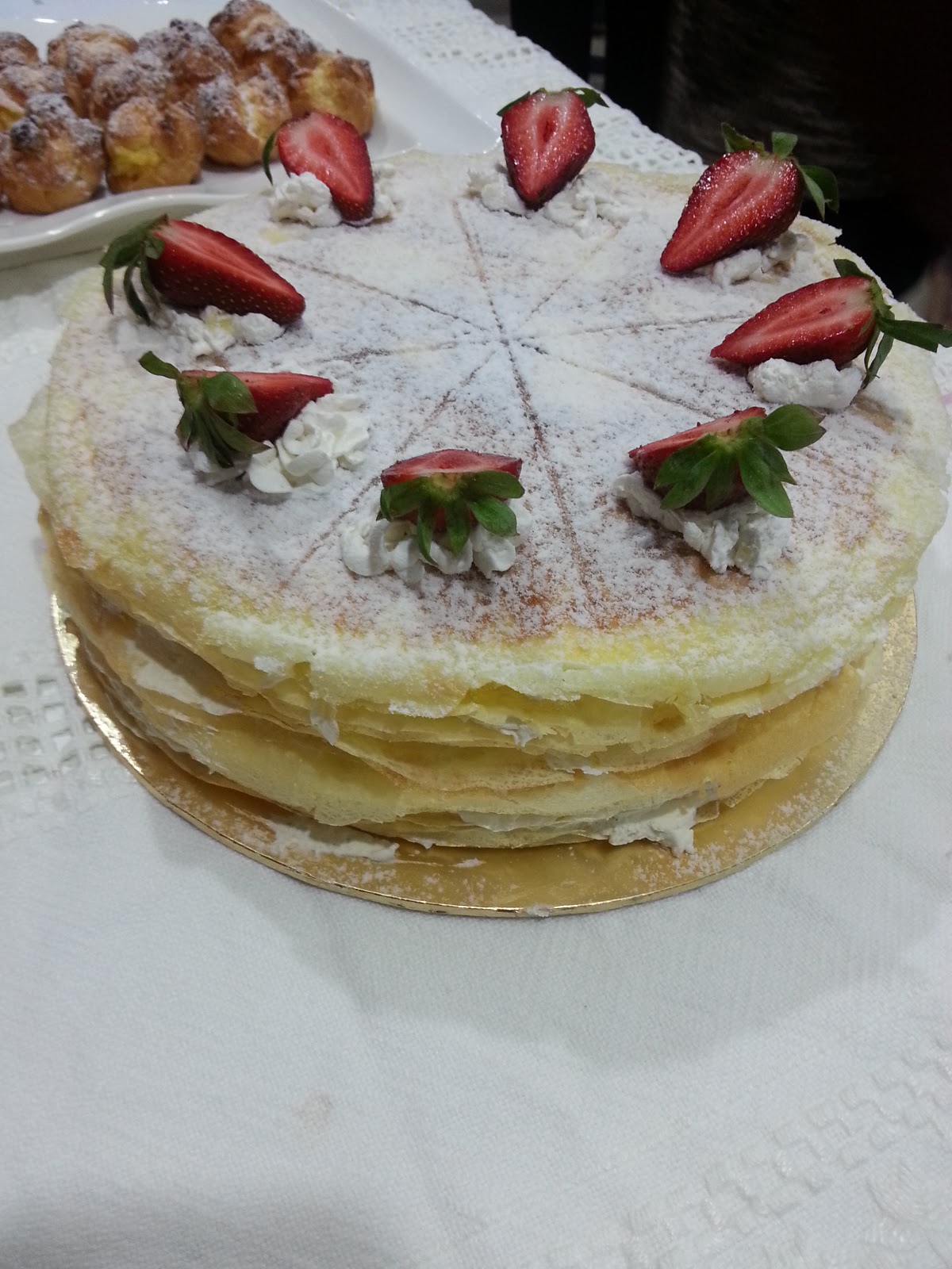 Vanilla Crepe Cake Vanilla Crepe Cake