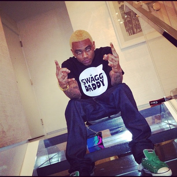 Soulja Boy pulls move out of Chris Brown's Playbook