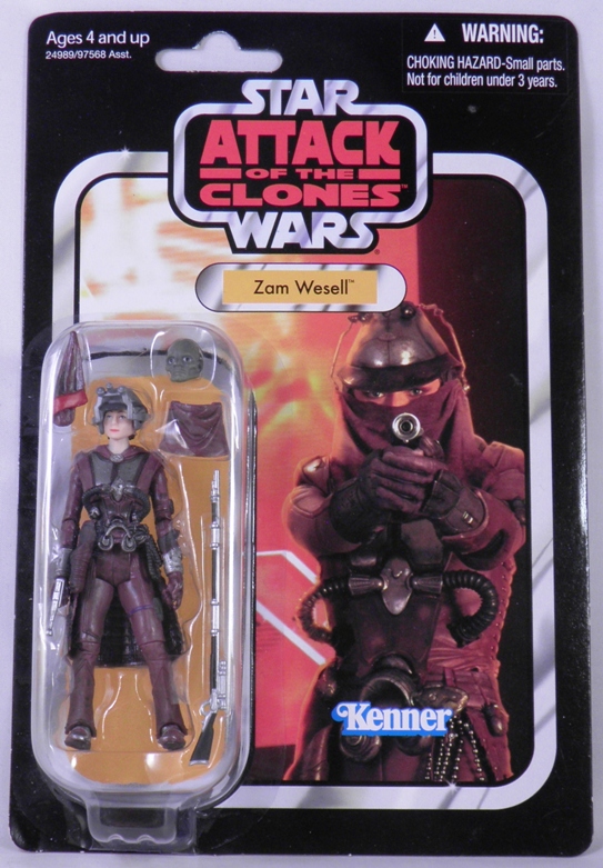 Episode 2 Zam Wesell Doll Action Figure for sale online Hasbro Star Wars 