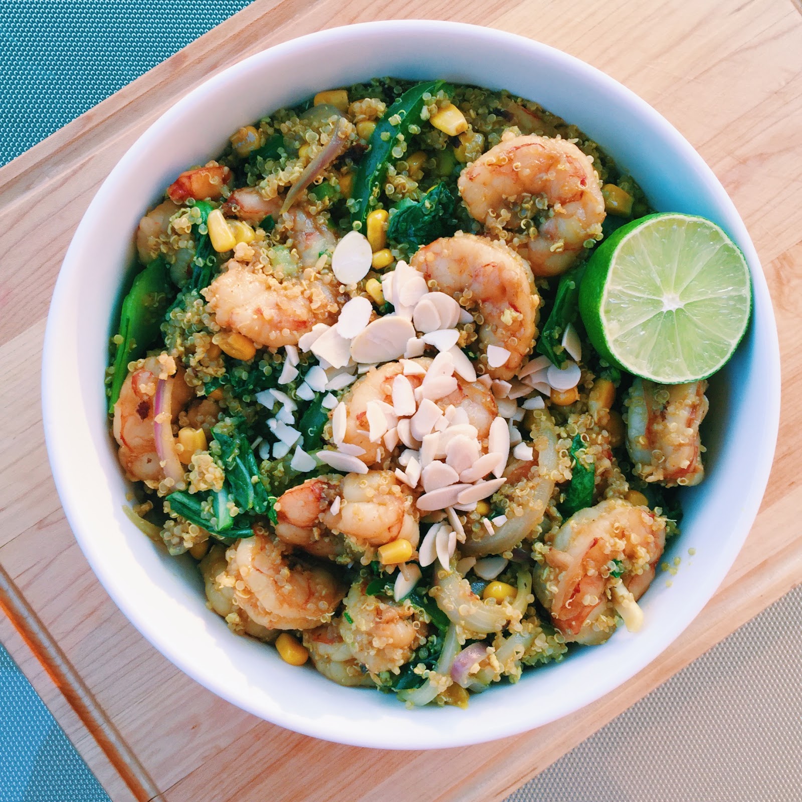 SHRIMP FRIED QUINOA / My Healthy Fashion