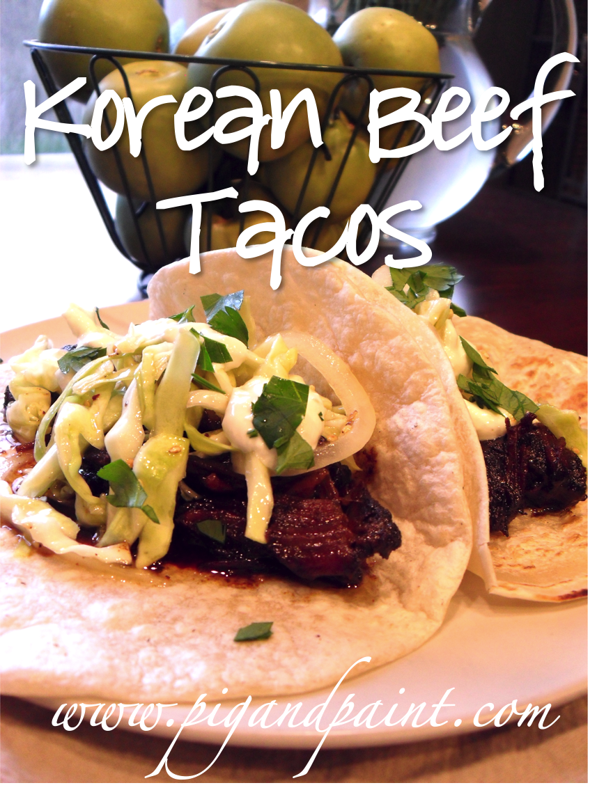 Crock Pot Korean Beef Short Ribs Tacos