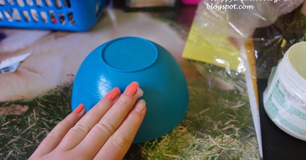 Happy creative blog Papier mache snack,opberg bakjes maken