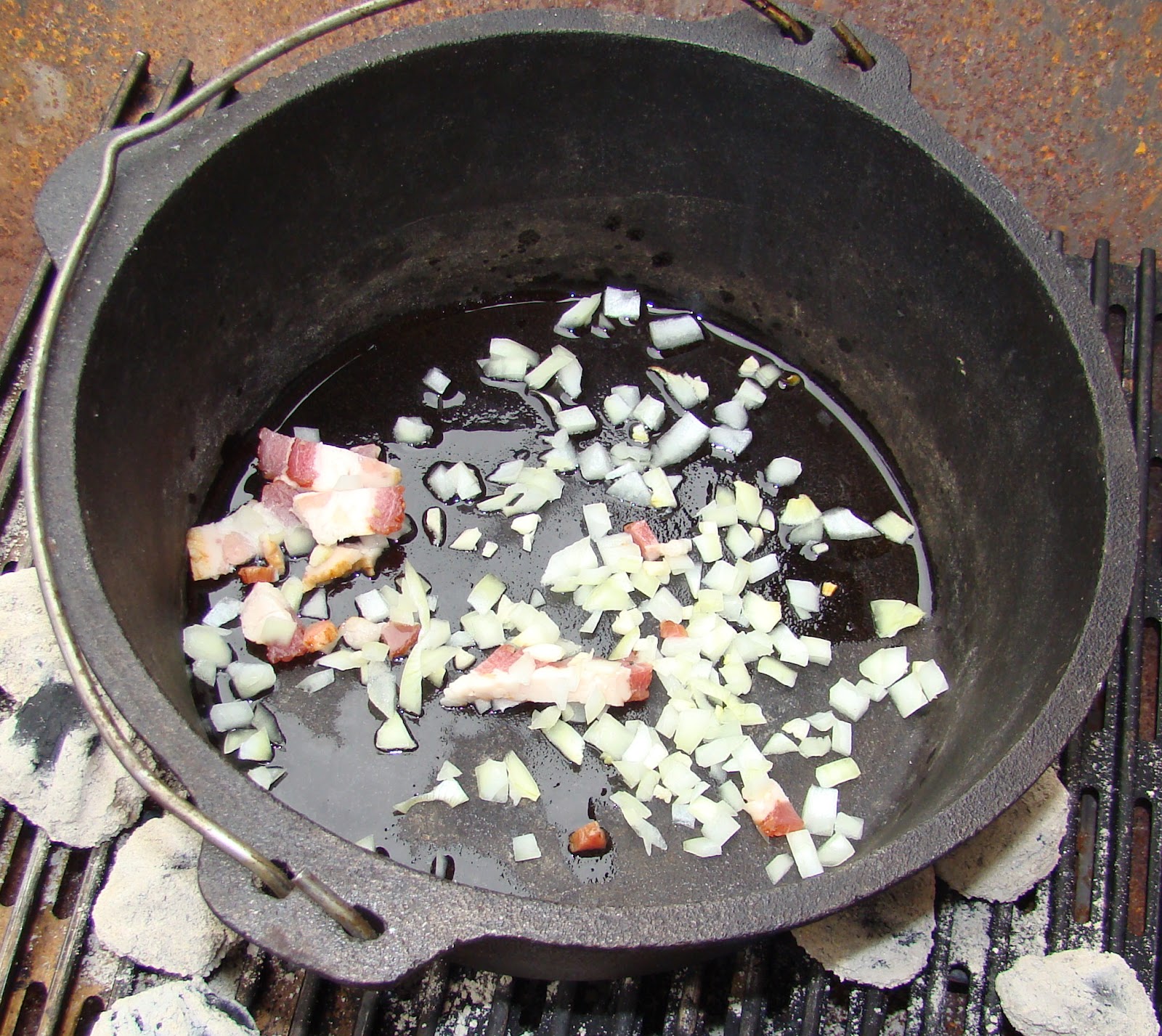Our Treasured Home Dutch Oven White Bean Chili
