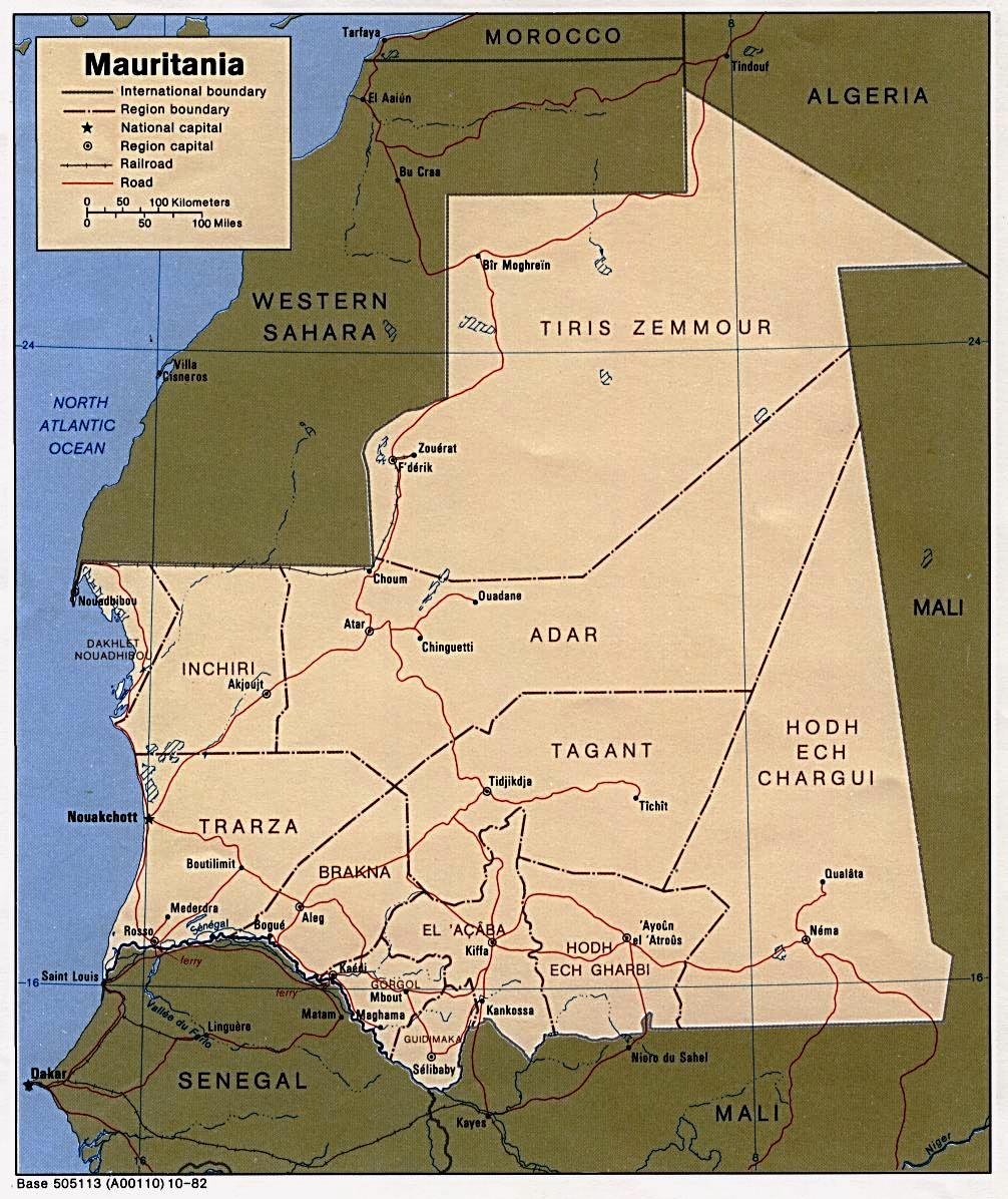 Mauretanien Weltatlas