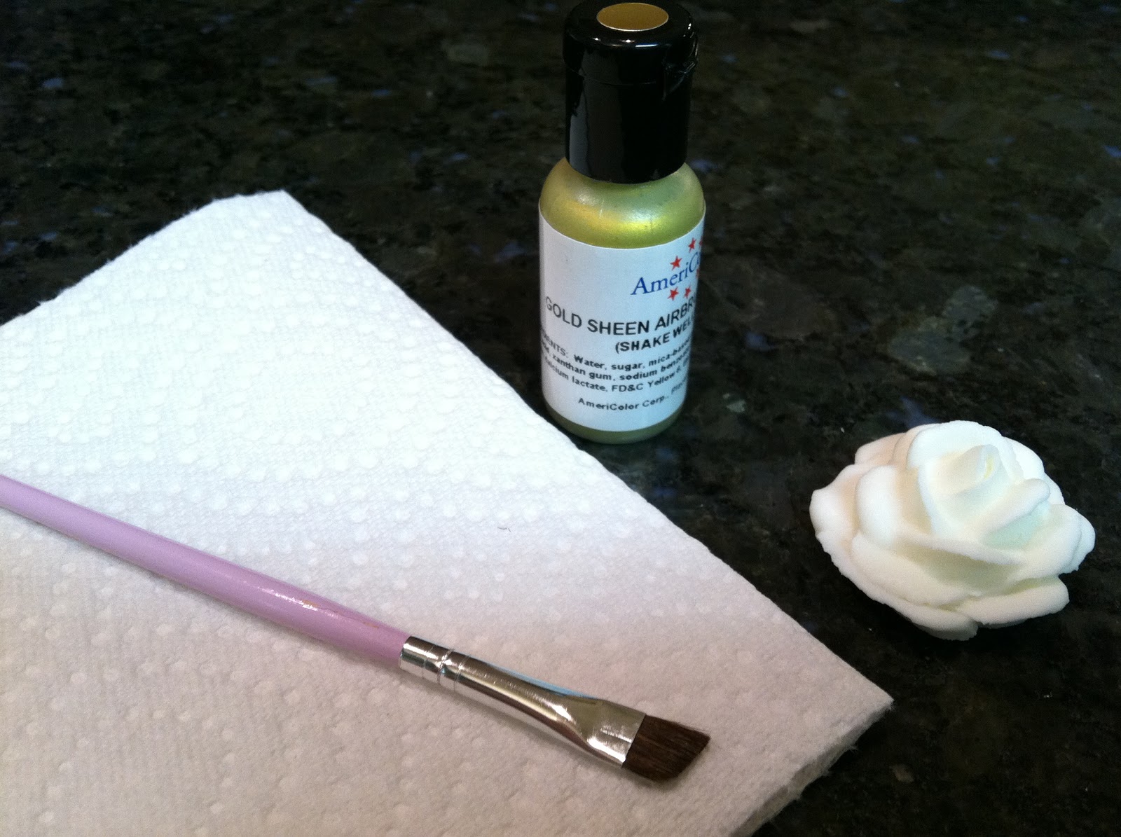 The Iced Queen Painting Icing Gold