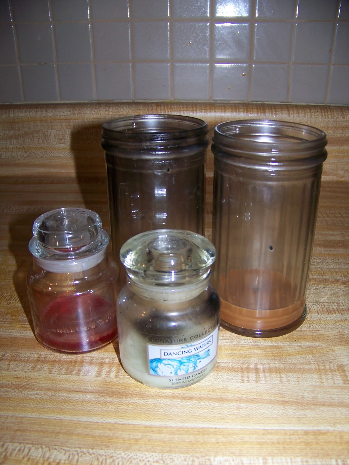 Making Cooley Stuff Recycled Jar Candles