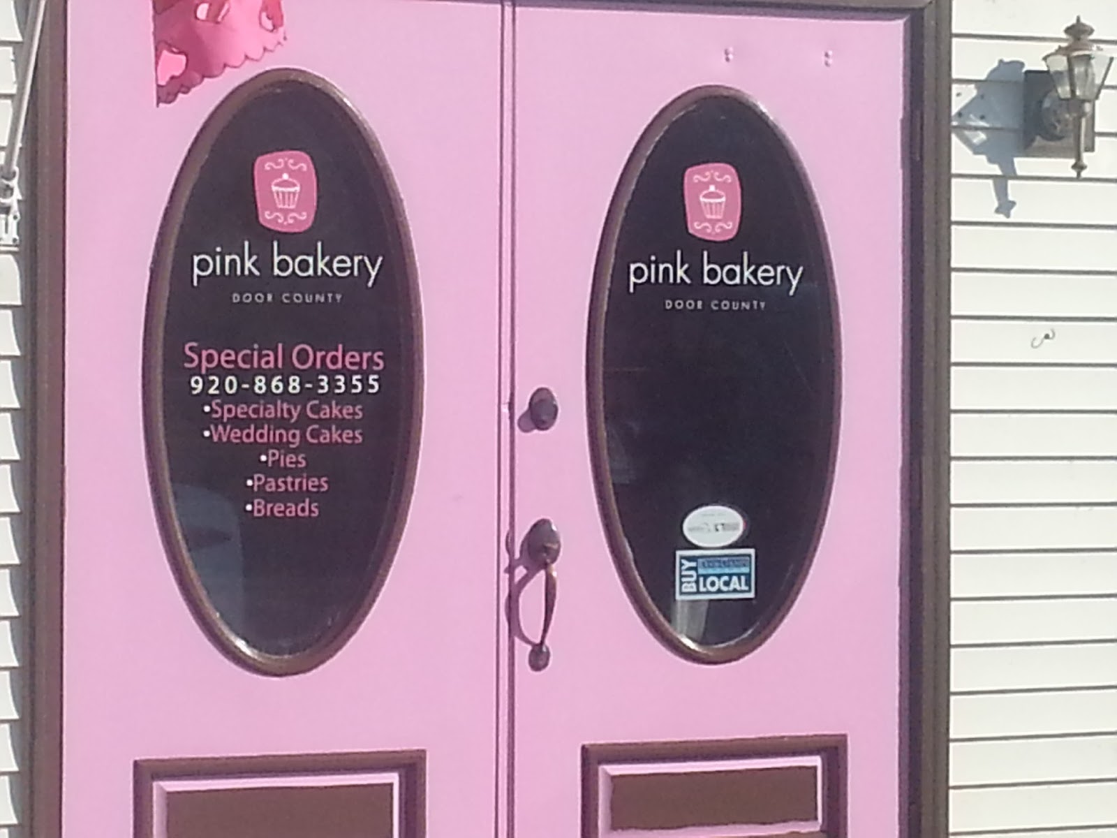 Netty Q S Pink Bakery Door County Wisconsin