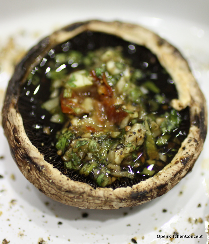 Open Kitchen Concept: Baked Portobello Mushrooms