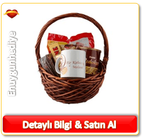 Kahve Molası Hediye Sepeti Erkeğe yılbaşı hediye sepeti