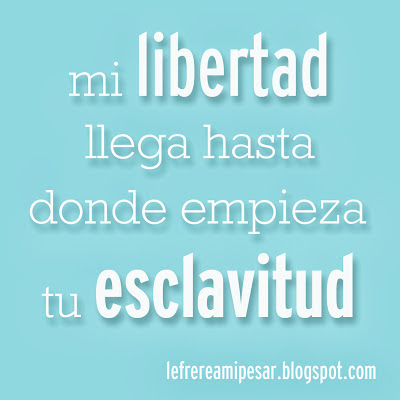 libertad, esclavitud