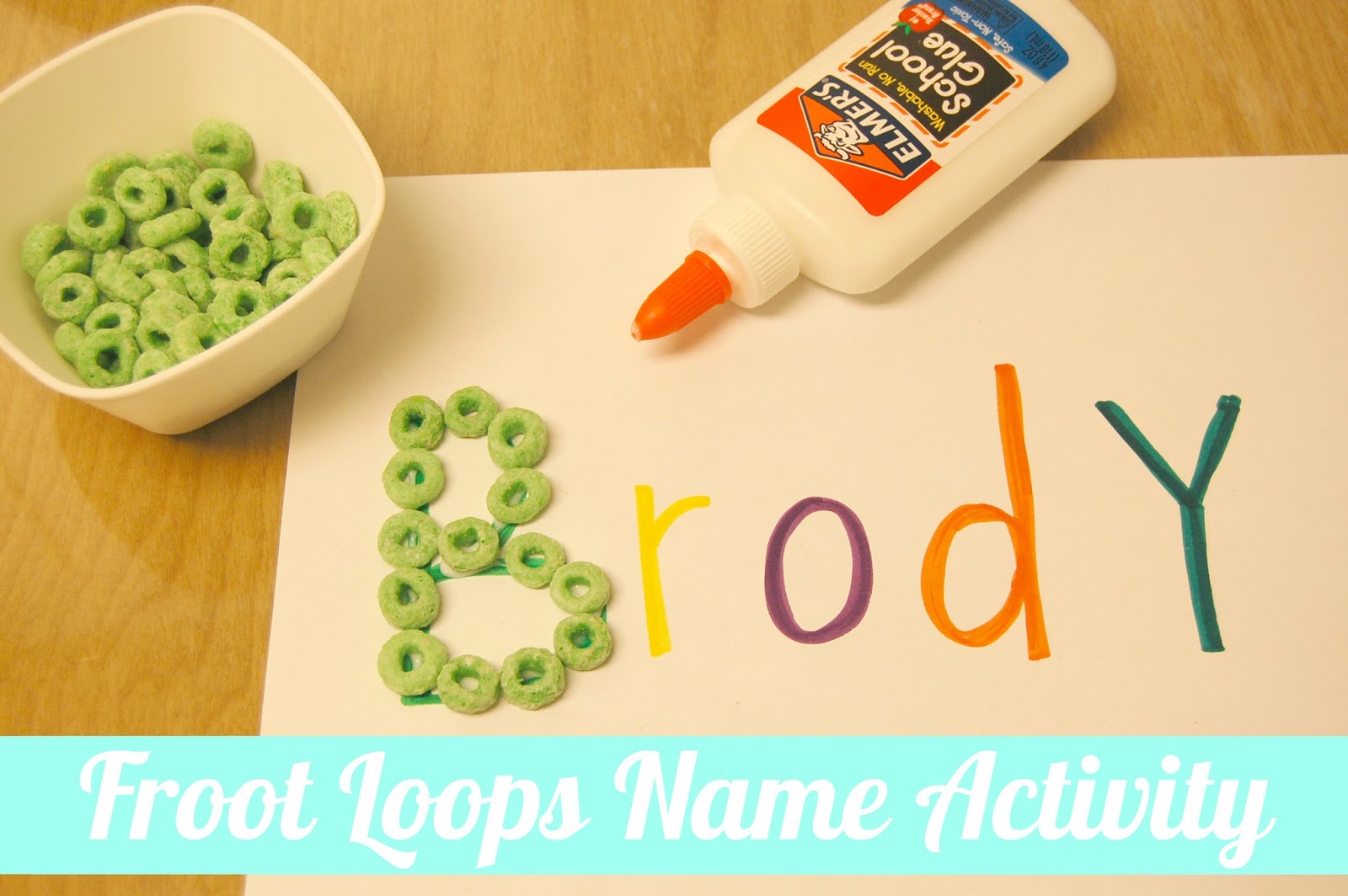 Whatever DeeDee wants, she's gonna get it Froot Loops Name Activity