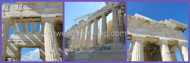 work done on the Parthenon is to make sure the structure is secure
