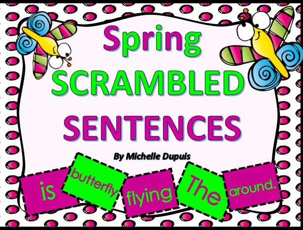 Spring Scrambled Sentences