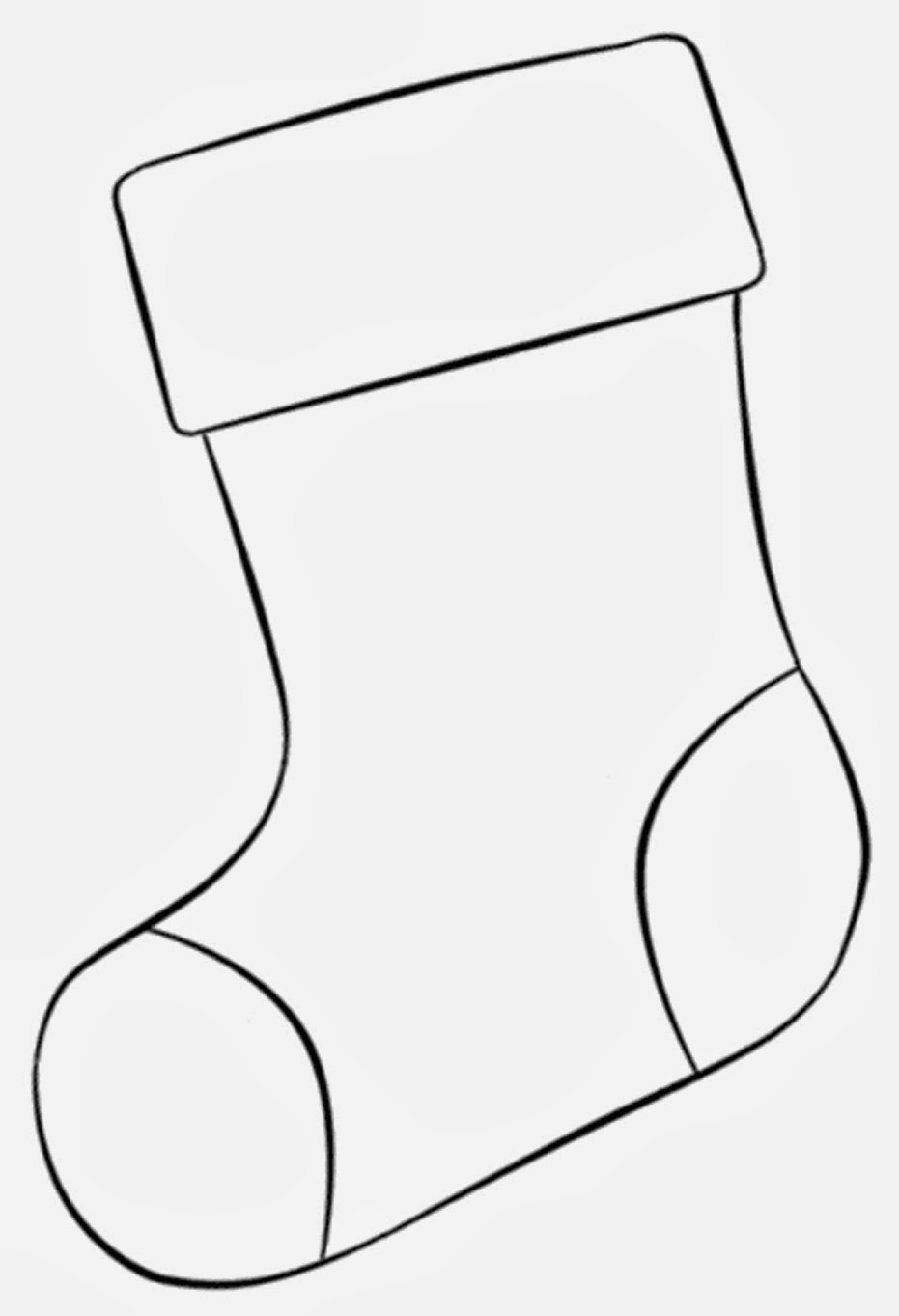 Stuffed Stockings Coloring Pages Learny Kids