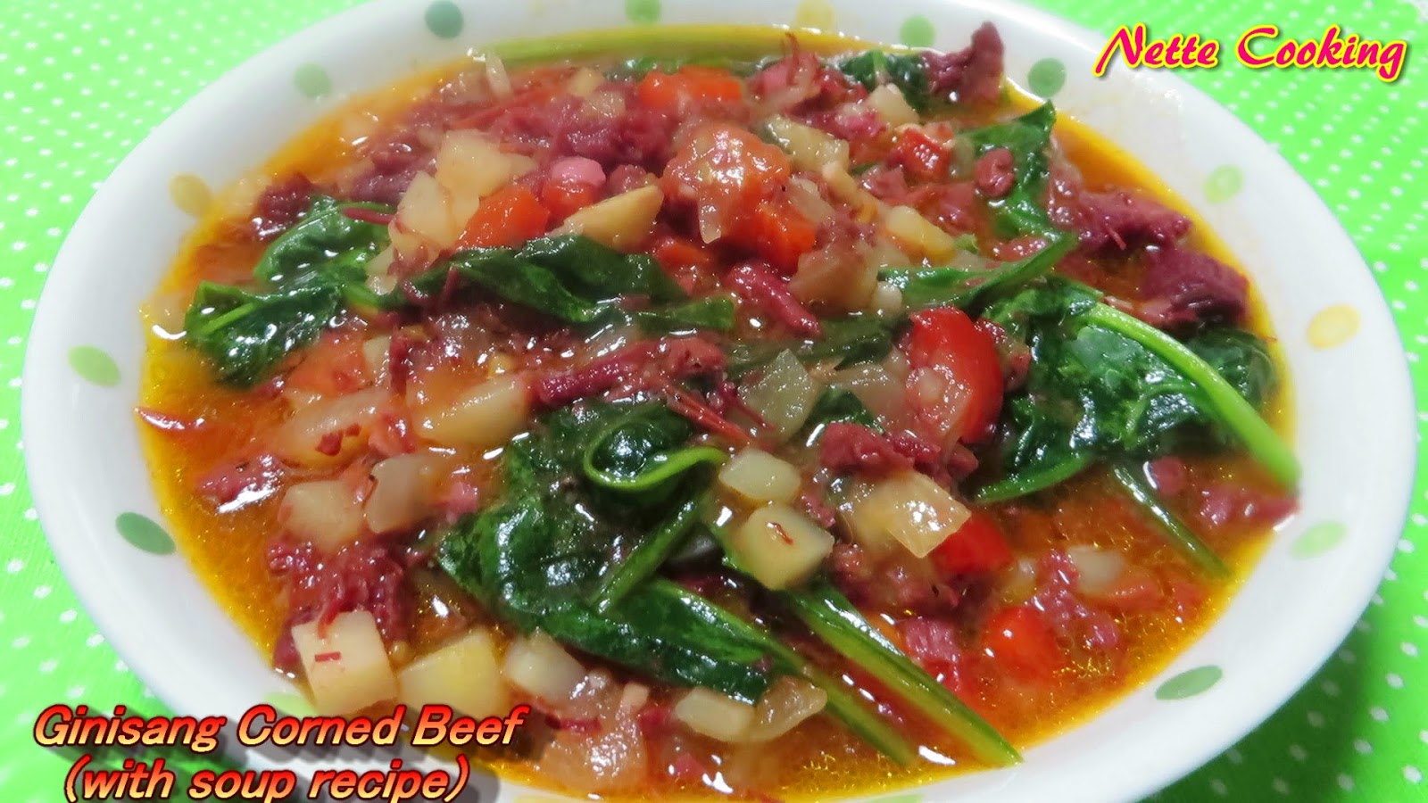 Cooking" "Ginisang Corned Beef"