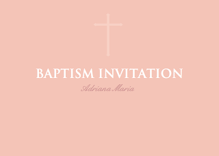 Baptism invitation Baptism invitation
