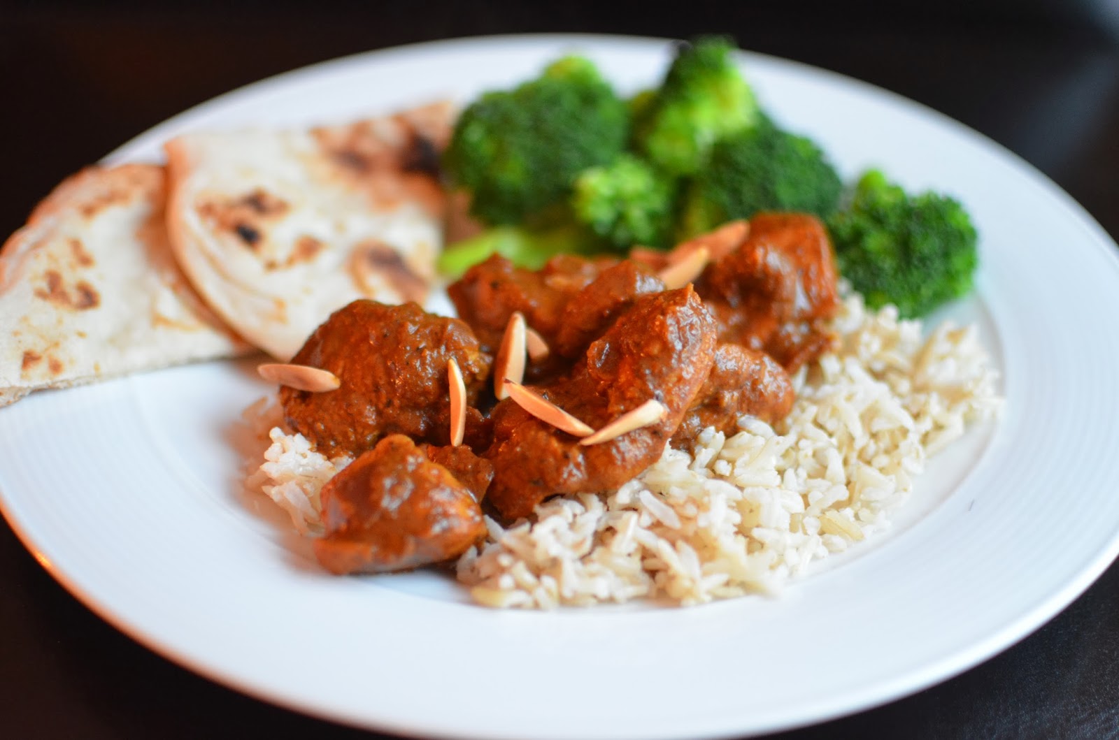 Playing with Flour Indian butter chicken, minus the butter