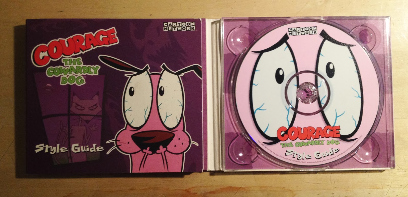warburtonlabs: COURAGE THE COWARDLY DOG STYLE