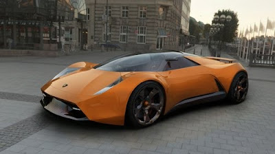 Lamborghini Insecta Concept on road