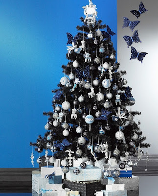 Christmas Decoration: Ideas for Black Christmas trees! | Before ...
