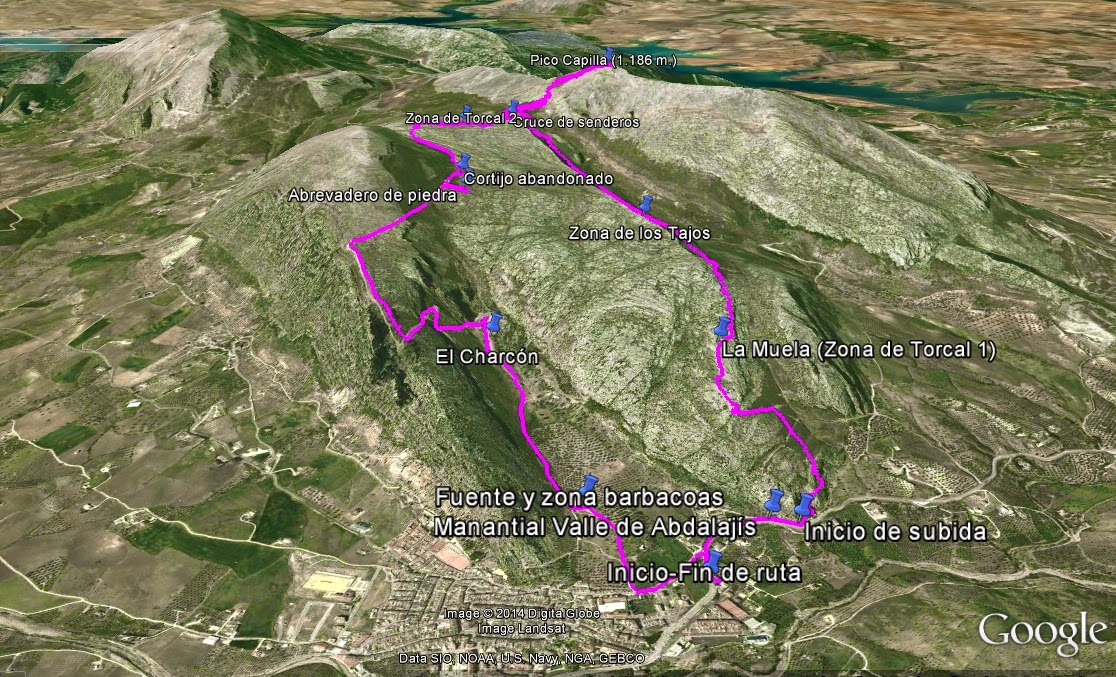 Cresteando hasta el Cielo Sierra del Valle de Abdalajís Subida al