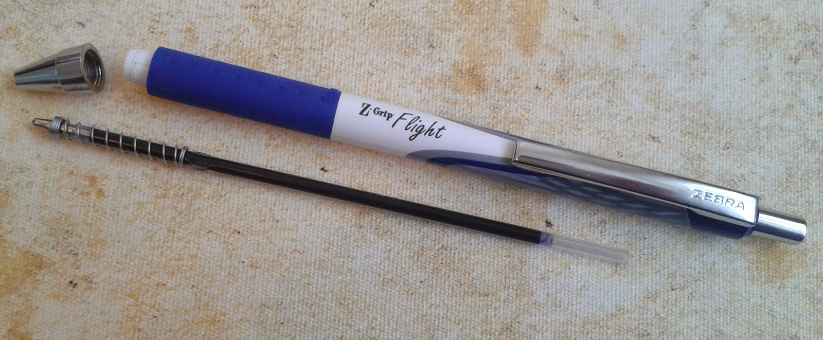 Pen Collection geekery Zebra Z Grip Flight Ballpoint Pen