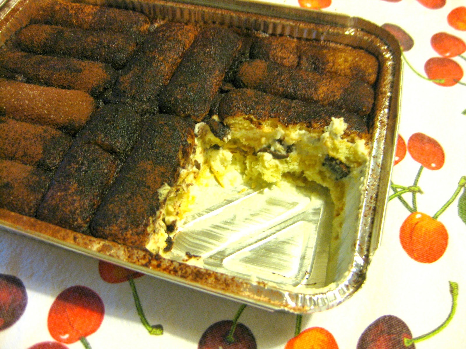tiramisu' estivo con ricotta e cioccolato