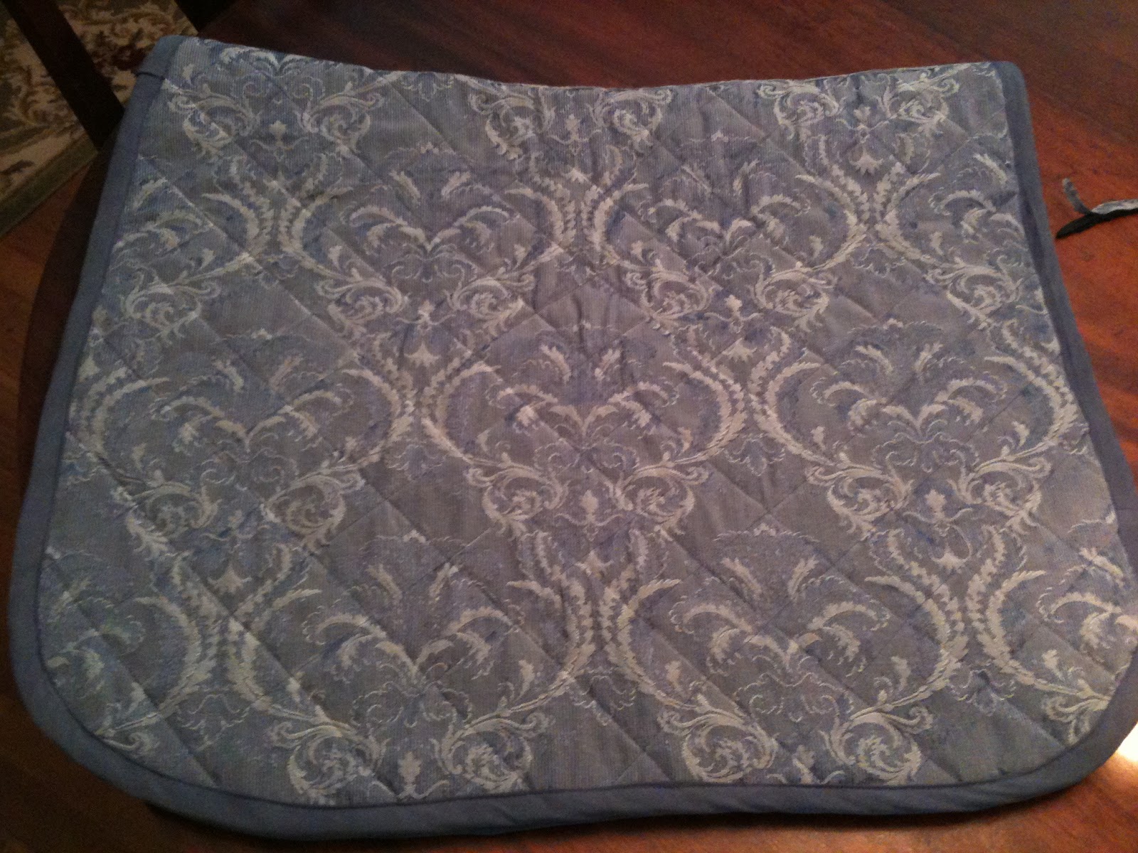 Wyvern Oaks Custom saddle pad made from scratch!